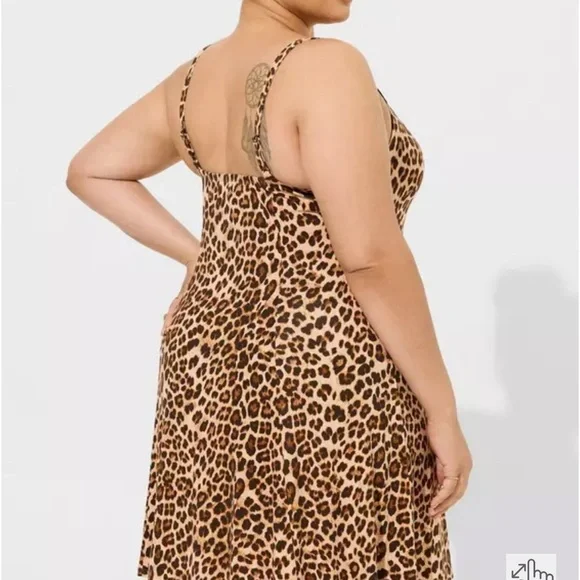 Leopard Print Dress Torrid 1 - Picture 3 of 3